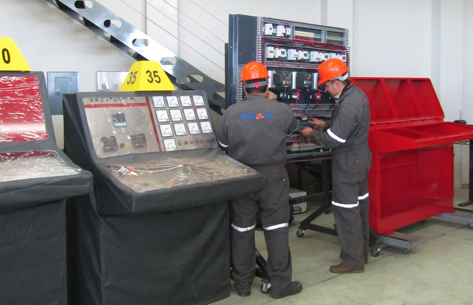 Manufacturing of control consoles