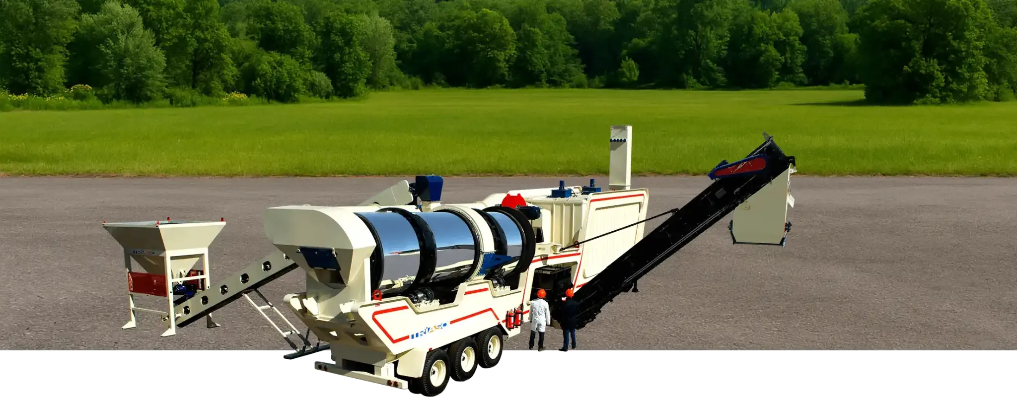 Asphalt plant specializing in the incorporation of RAP