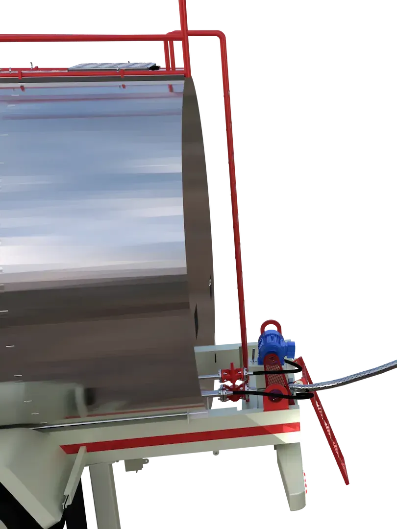 Front of the Asphalt Storage Tank