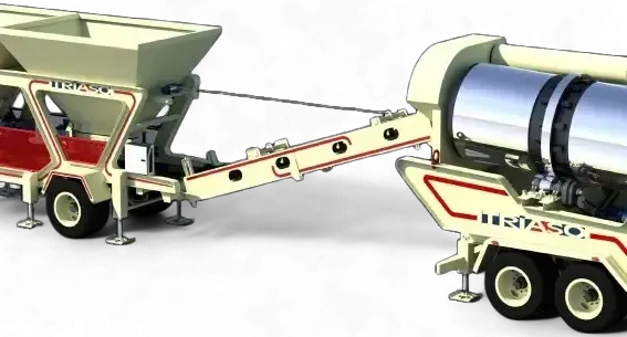 Asphalt plant with a Bin unit