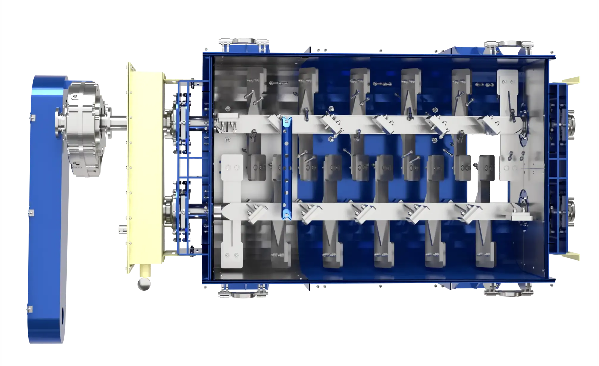 Pugmill component for the drum-mix