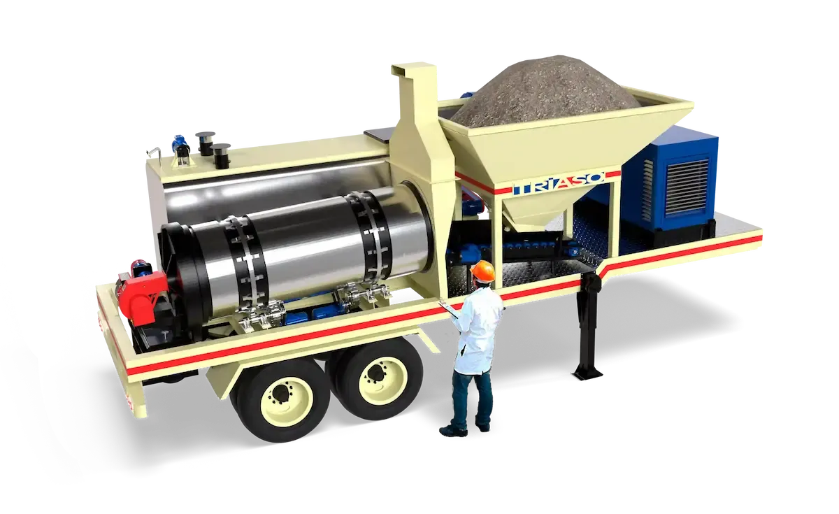 Integral asphalt plants of 10 Tph