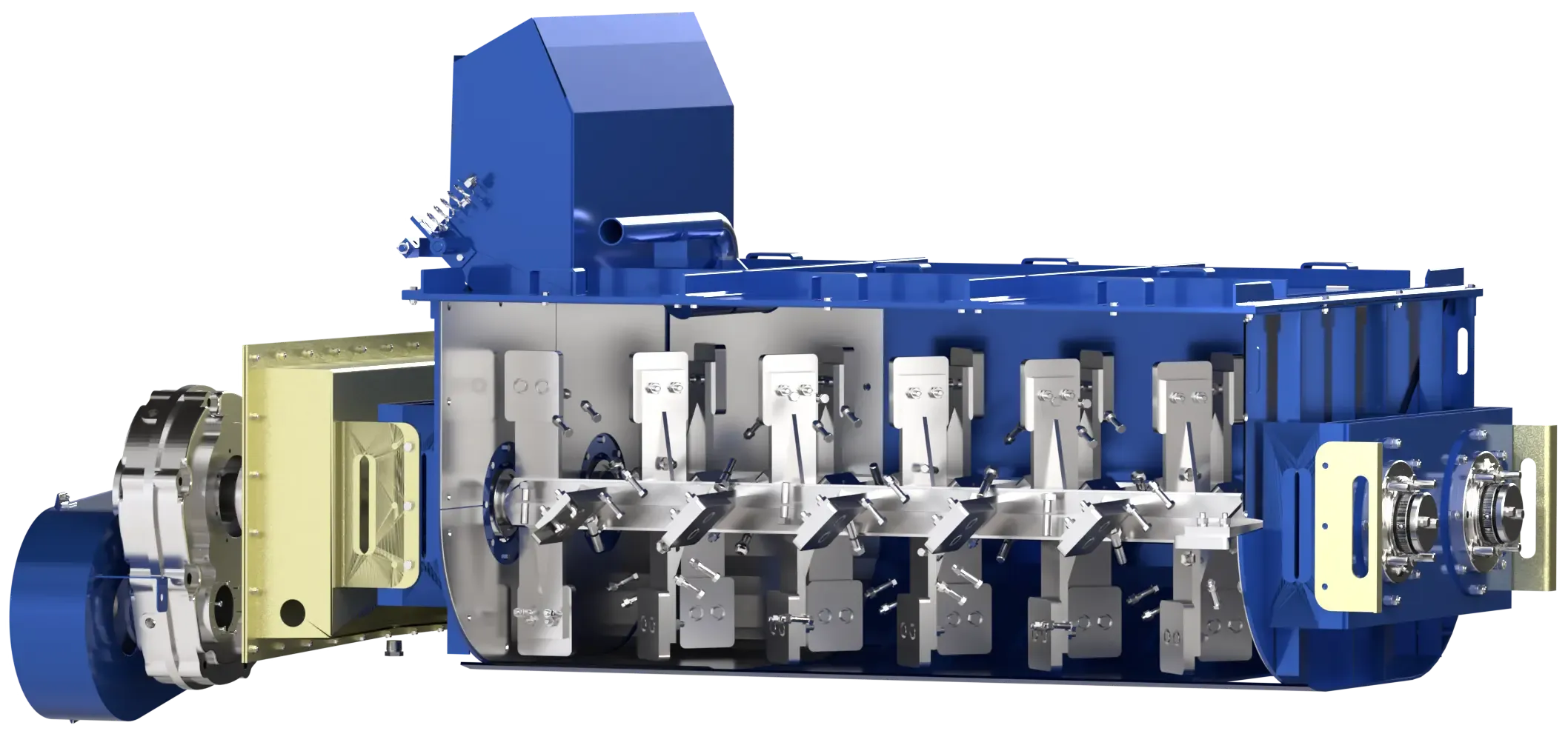 Pugmill component for the drum-mix