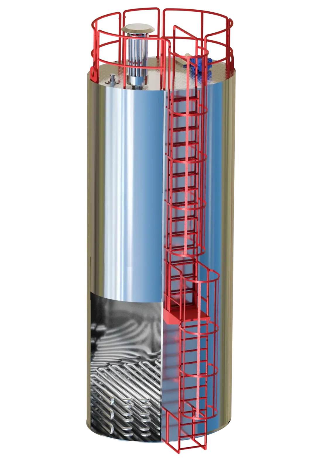 Vertical Asphalt Storage Tank